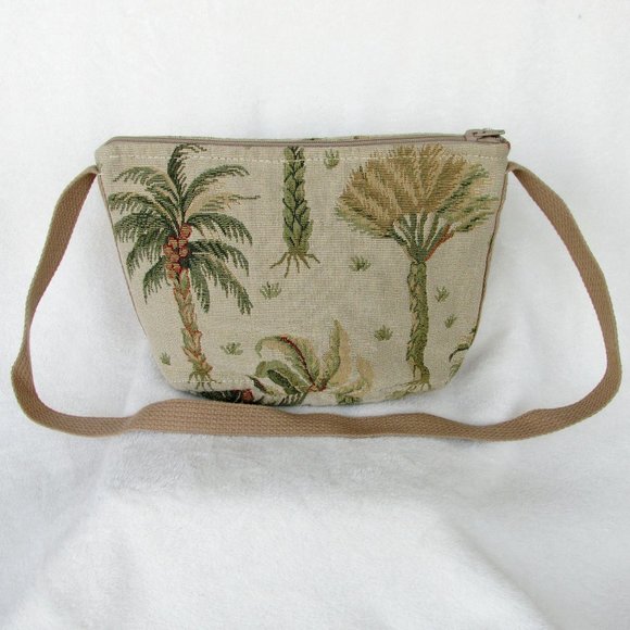 Doodle Bags Stuart Florida Tapestry Shoulder Purse From 1990s Tropical Design - Picture 1 of 9